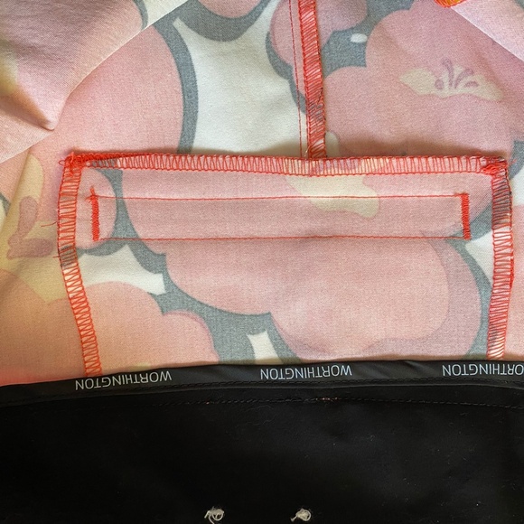 Worthington summer colourful stretch capris. cotton blend. Sz 18. - Picture 9 of 11